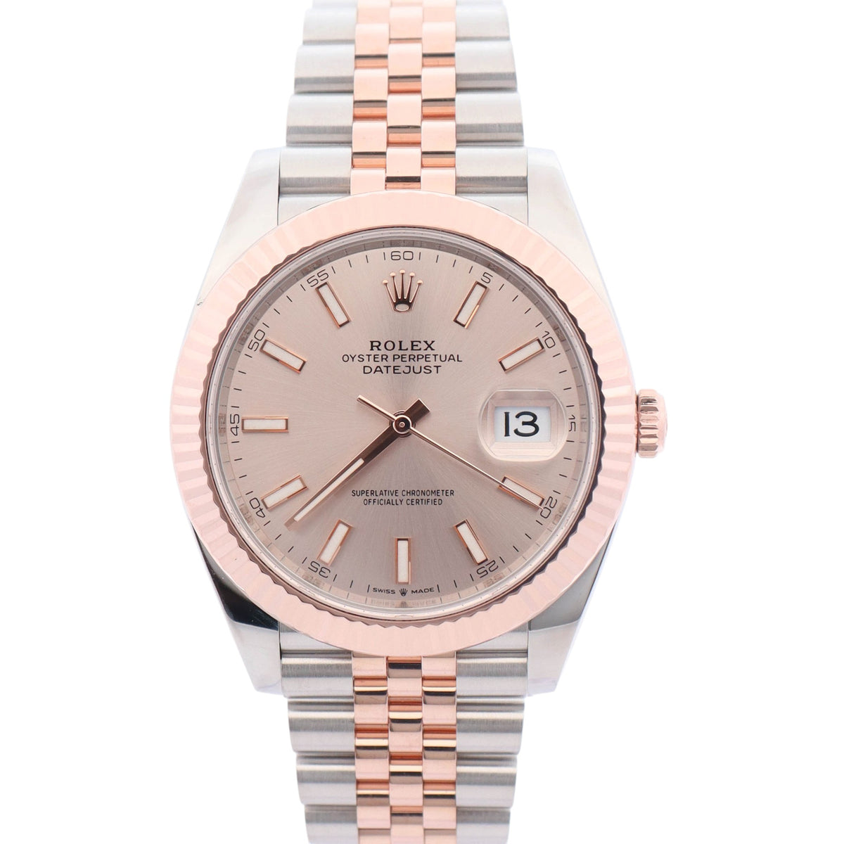Rolex Datejust 41mm Sundust Dial Watch Ref# 126331