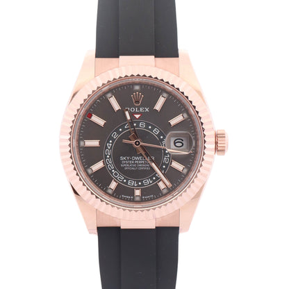 Rolex Sky-Dweller 42mm Rhodium Dial Watch Ref# 336235 - Happy Jewelers Fine Jewelry Lifetime Warranty