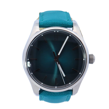 H. Moser & Cie Pioneer 43mm Blue Dial Watch Ref# 3200-1214 - Happy Jewelers Fine Jewelry Lifetime Warranty