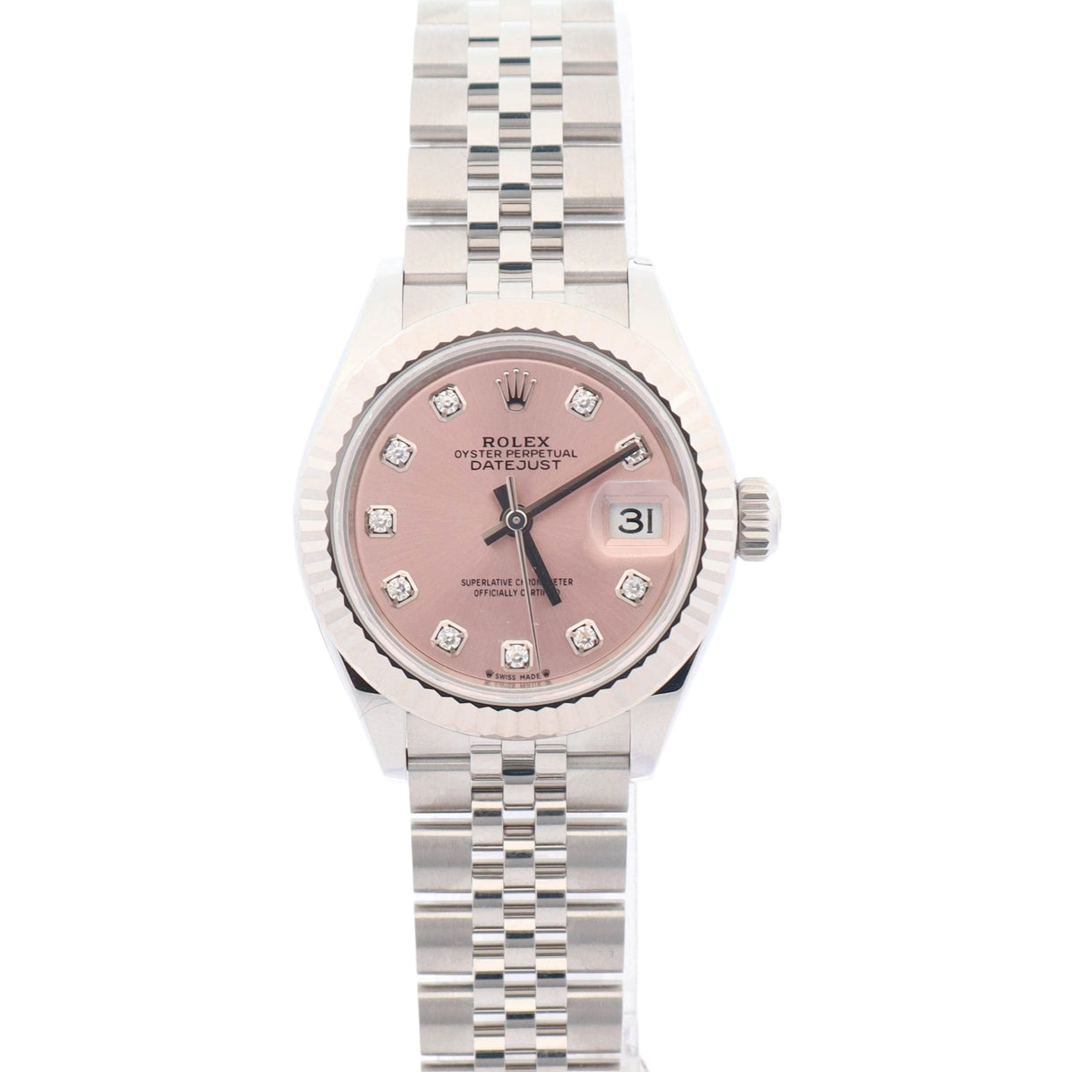 Rolex Datejust 31mm Pink Watch Ref# 279274 - Happy Jewelers Fine Jewelry Lifetime Warranty