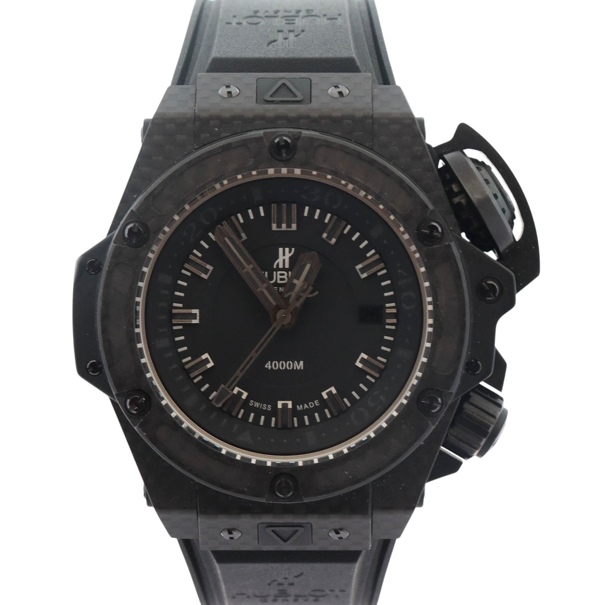 Hublot King Power 48mm Black Dial Watch Ref# 731.QX.1140.RX - Happy Jewelers Fine Jewelry Lifetime Warranty