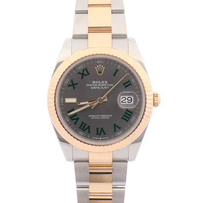 Rolex Datejust 41mm Wimbledon Dial Watch Ref# 126333 - Happy Jewelers Fine Jewelry Lifetime Warranty