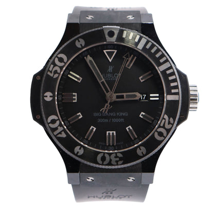 Hublot Big Bang 48mm Black Dial Watch Ref# 322.CM.1110.RX - Happy Jewelers Fine Jewelry Lifetime Warranty