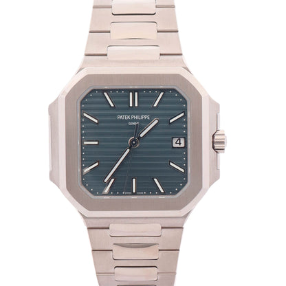 Patek Philippe Cubitus 40mm Blue Dial Watch Ref# 7128/1G-001 - Happy Jewelers Fine Jewelry Lifetime Warranty