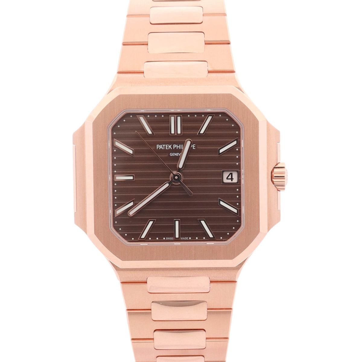 Patek Philippe Cubitus 40mm Brown Dial Watch Ref# 7128/1R-001 - Happy Jewelers Fine Jewelry Lifetime Warranty