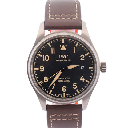 IWC Pilot Mark XVIII 40mm Black Dial Watch Ref# IW327006