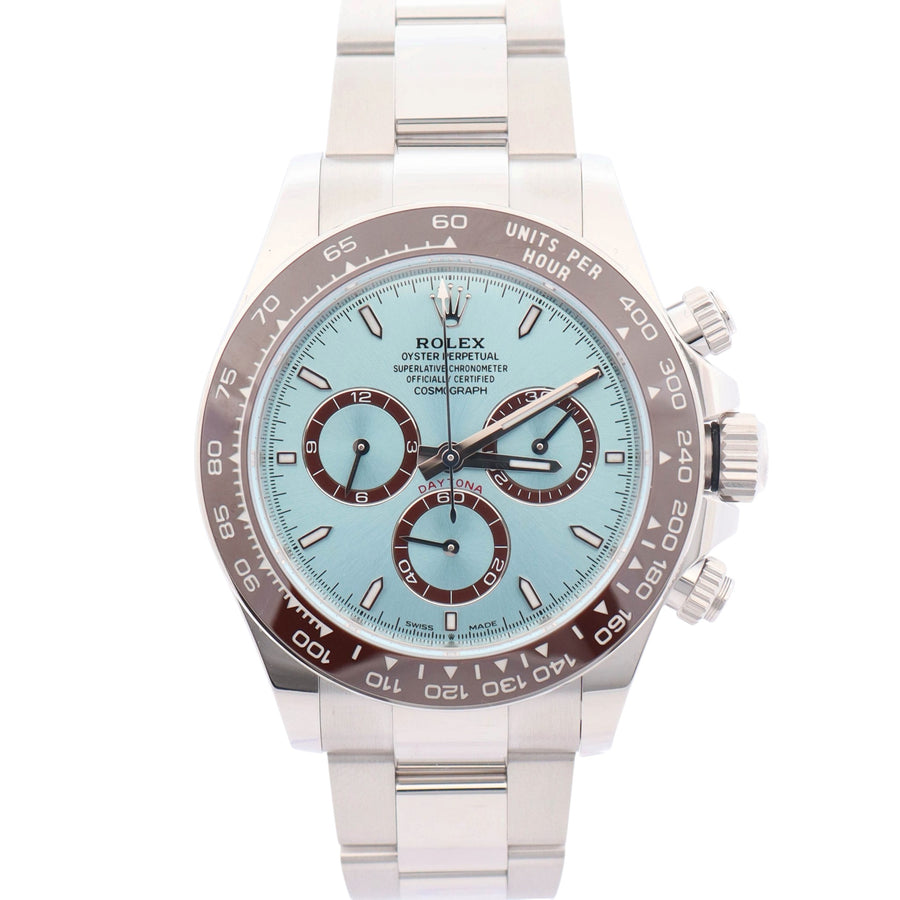 Rolex Daytona 40mm Ice Blue Dial Watch Ref# 126506 - Happy Jewelers Fine Jewelry Lifetime Warranty