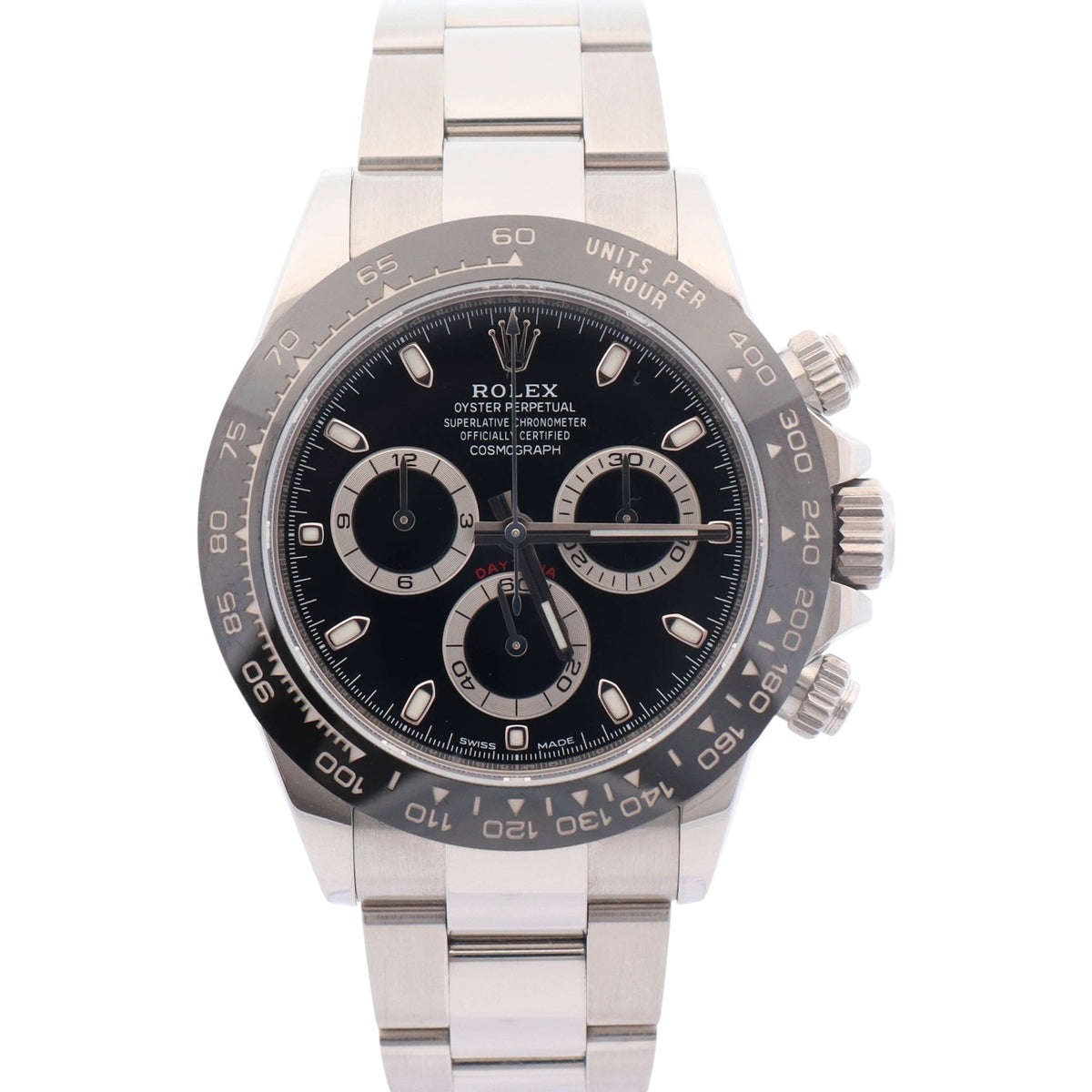 Rolex Daytona 40mm Black Dial Watch Ref# 116500LN - Happy Jewelers Fine Jewelry Lifetime Warranty