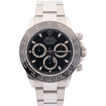 Rolex Daytona 40mm Black Dial Watch Ref# 116500LN - Happy Jewelers Fine Jewelry Lifetime Warranty