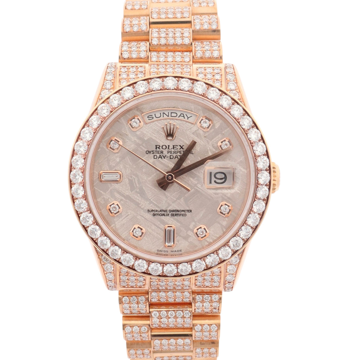 Rolex Day-Date 36mm Meteorite Dial Watch Ref# 118235 - Happy Jewelers Fine Jewelry Lifetime Warranty