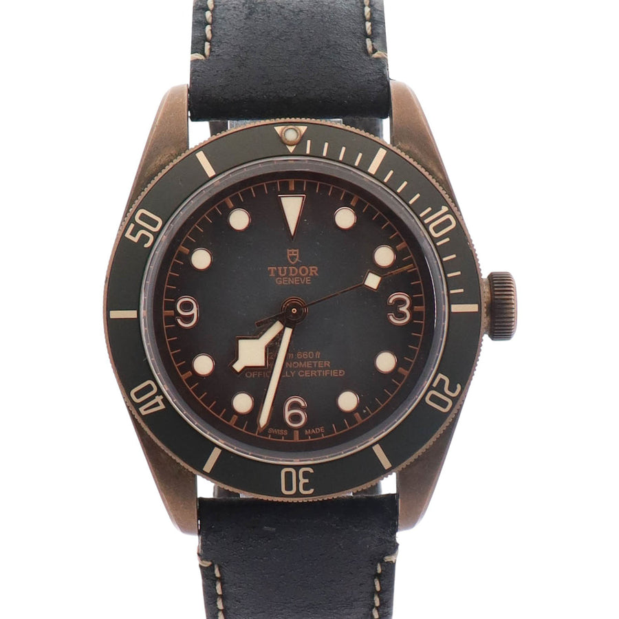 Tudor Black Bay Bronze 41mm Black Dial Watch Ref# 79250BA - Happy Jewelers Fine Jewelry Lifetime Warranty