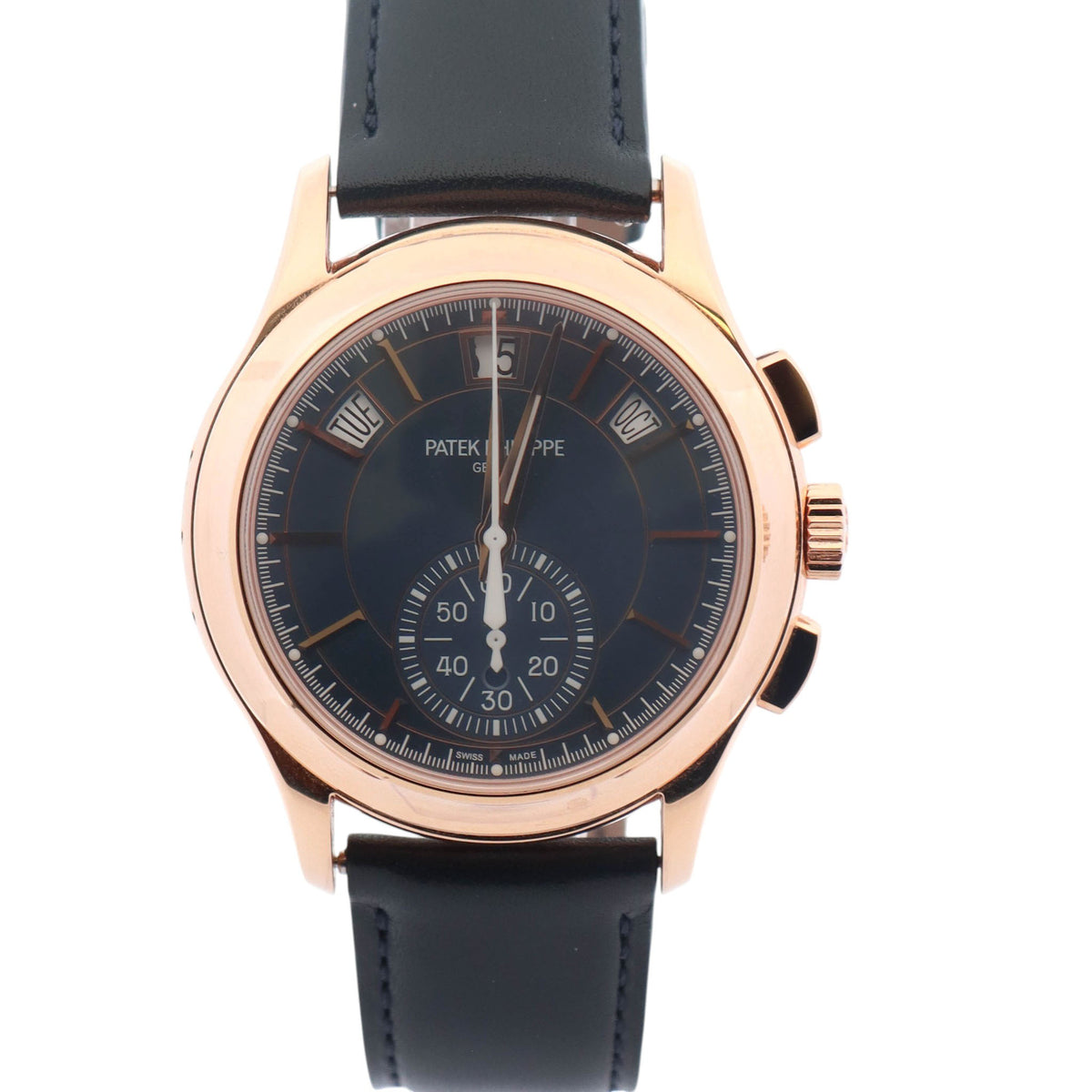 Patek Philippe Annual Calendar 42mm Blue Dial Watch Ref# 5905R-010
