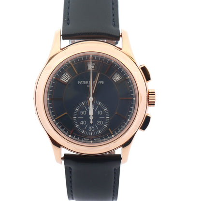 Patek Philippe Annual Calendar 42mm Blue Dial Watch Ref# 5905R-010