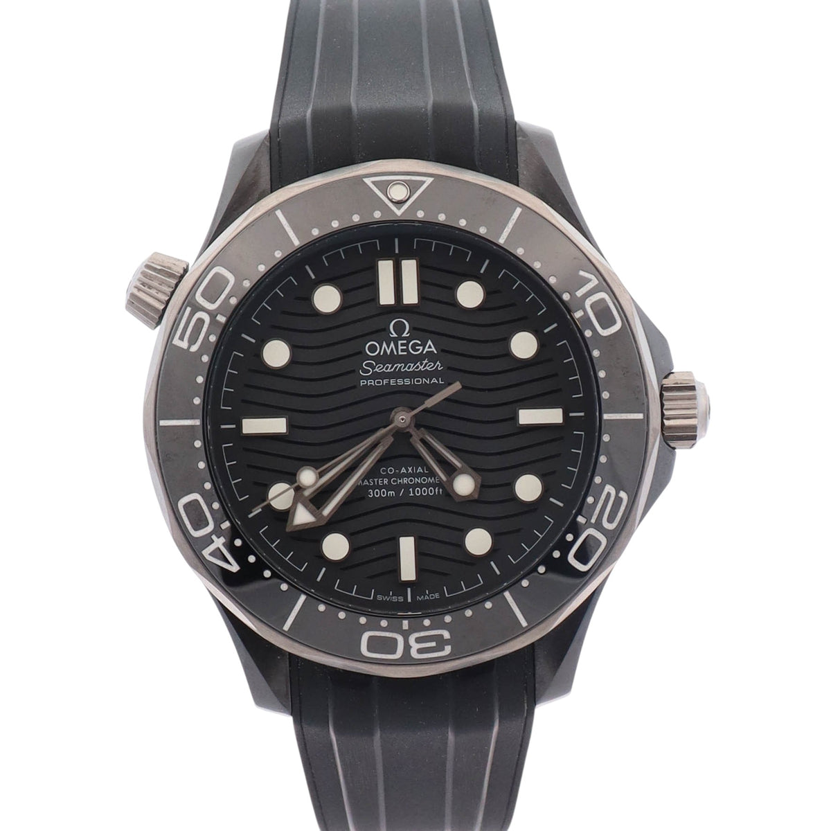 Omega Seamaster 43.5mm Black Dial Watch Ref# 210.92.44.20.01.001 - Happy Jewelers Fine Jewelry Lifetime Warranty