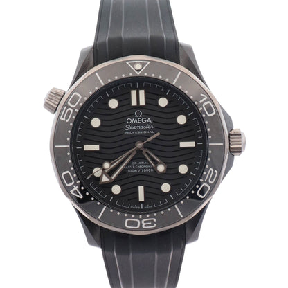 Omega Seamaster 43.5mm Black Dial Watch Ref# 210.92.44.20.01.001 - Happy Jewelers Fine Jewelry Lifetime Warranty