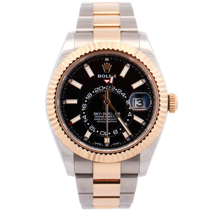 Rolex Sky-Dweller 42mm Black Dial Watch Ref# 326933 - Happy Jewelers Fine Jewelry Lifetime Warranty