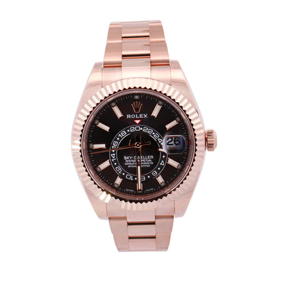 Rolex Sky-Dweller 42mm Rhodium Dial Ref# 326935 - Happy Jewelers Fine Jewelry Lifetime Warranty