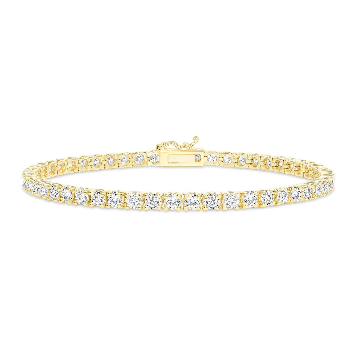 Lab Grown Diamond Tennis Bracelet Happy Jewelers   32 YG 73012274 8247 47e4 9fd6 F66fc3de7489 1200x1200 