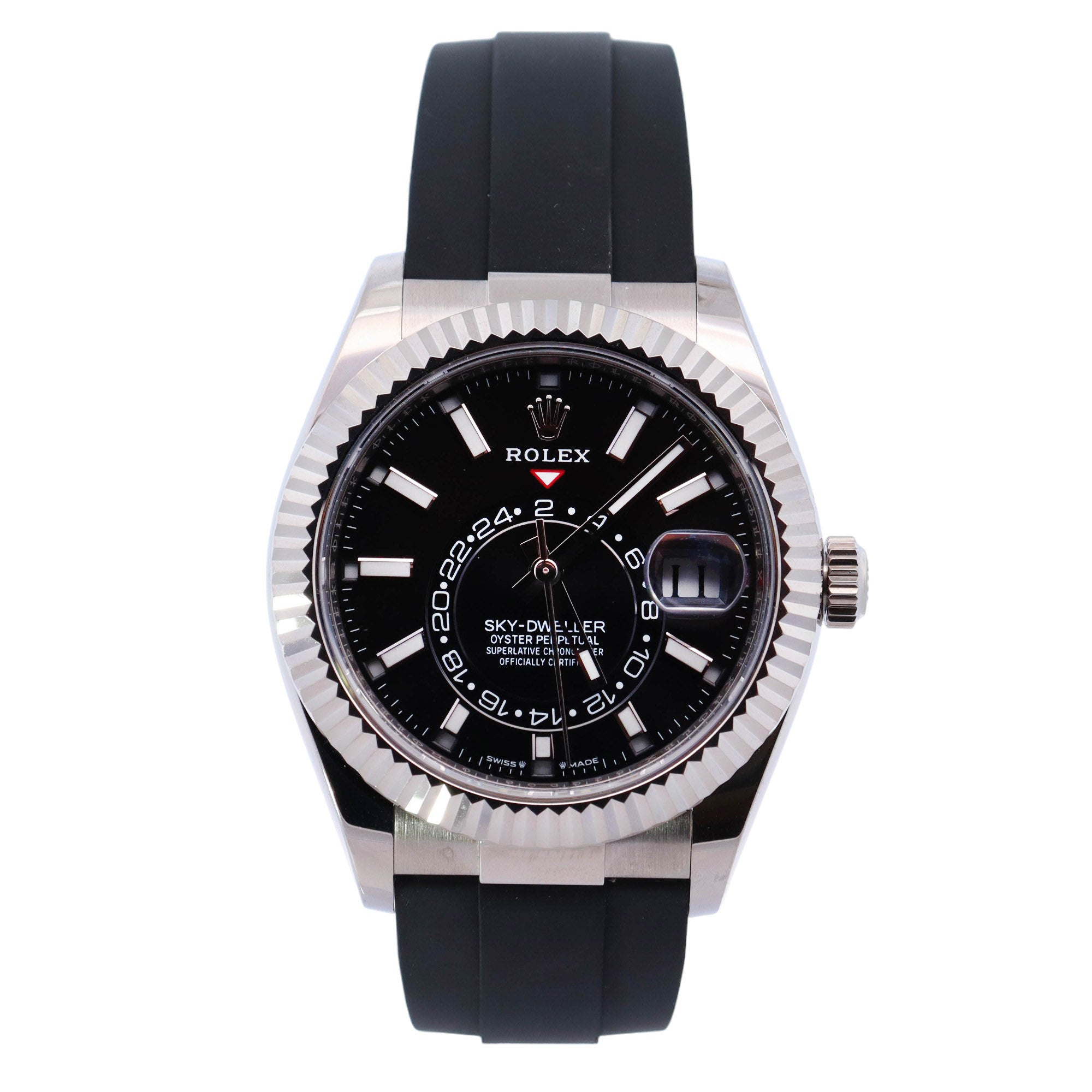Rolex Sky-Dweller 42mm Black Dial Watch Ref# 336239 - Happy Jewelers Fine Jewelry Lifetime Warranty