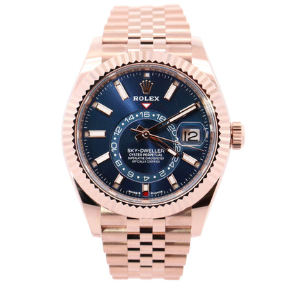 Rolex Sky-Dweller 42mm Blue Dial Ref# 336935 - Happy Jewelers Fine Jewelry Lifetime Warranty