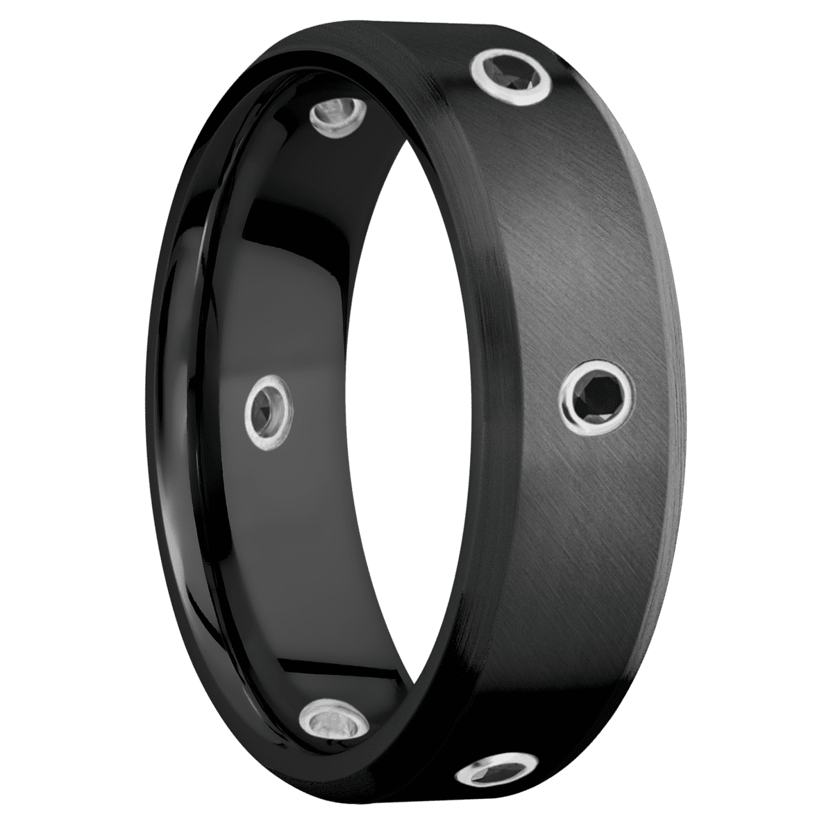 Zirconium + Anglesatin , Satin Finish - Happy Jewelers Fine Jewelry Lifetime Warranty