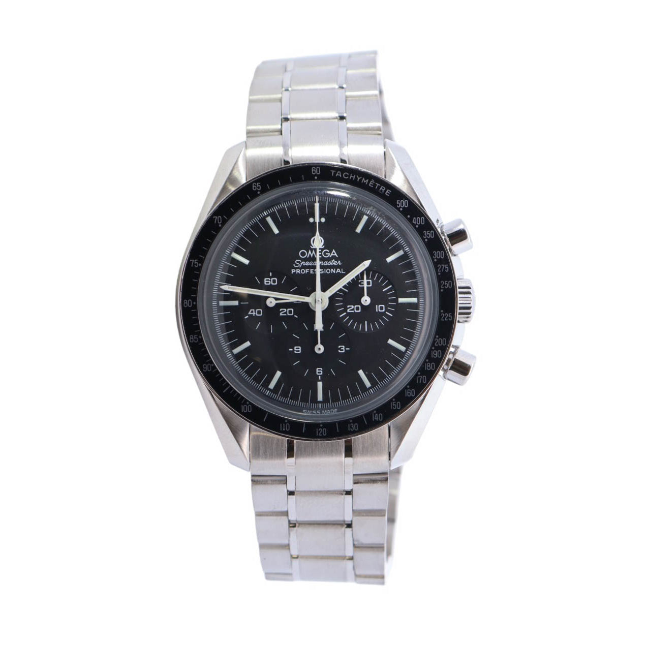 Omega Speedmaster Professional Stainless Steel 42mm Black Chronograph Dial Watch Reference# 3570.50.00 - Happy Jewelers Fine Jewelry Lifetime Warranty