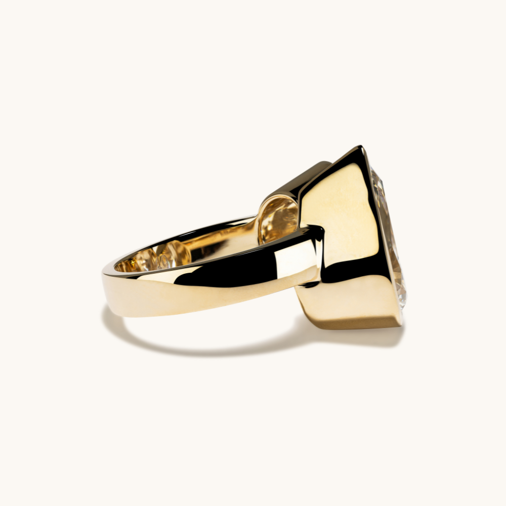 Pear and Round Toi et Moi Lab Diamond Engagement Ring - Happy Jewelers Fine Jewelry Lifetime Warranty