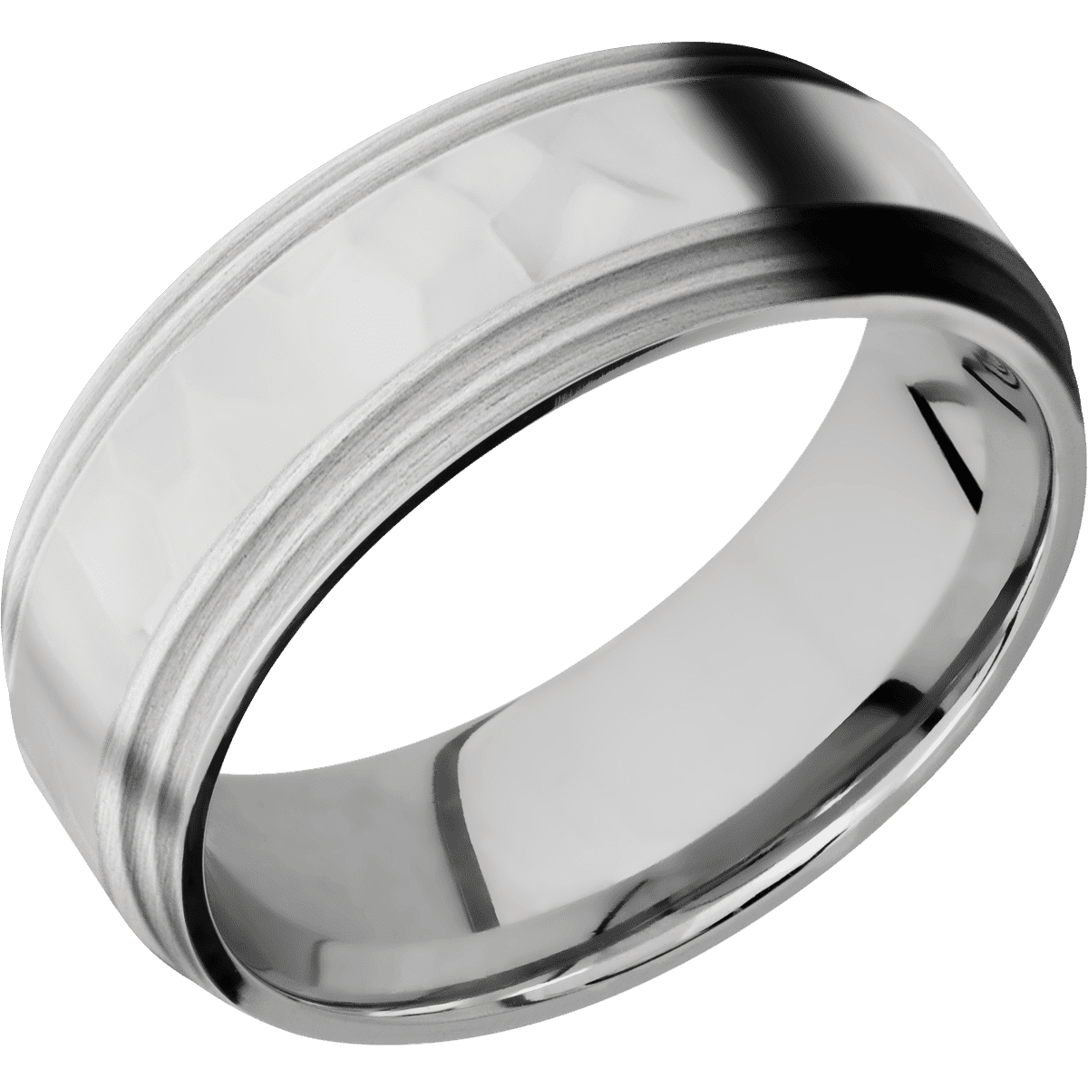10K White Gold + Rockpolish , Satin Finish - Happy Jewelers Fine Jewelry Lifetime Warranty