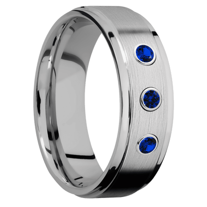 Titanium + Satin , Polish Finish - Happy Jewelers Fine Jewelry Lifetime Warranty