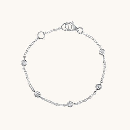 Kid's Diamond Bezel Bracelet - Happy Jewelers Fine Jewelry Lifetime Warranty