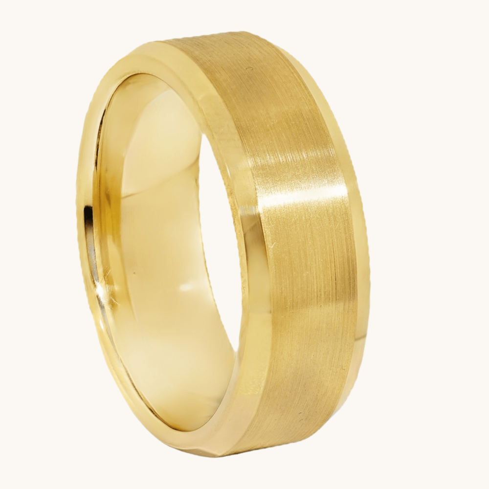 Men's Brushed Inlay Band - Happy Jewelers Fine Jewelry Lifetime Warranty