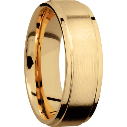 14K Yellow Gold + Satin , Polish Finish - Happy Jewelers Fine Jewelry Lifetime Warranty