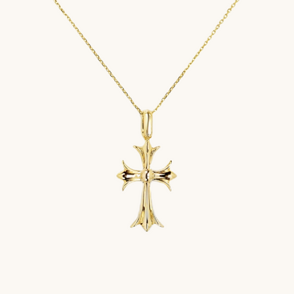 Cathedral Diamond Cross Pendant - Happy Jewelers Fine Jewelry Lifetime Warranty