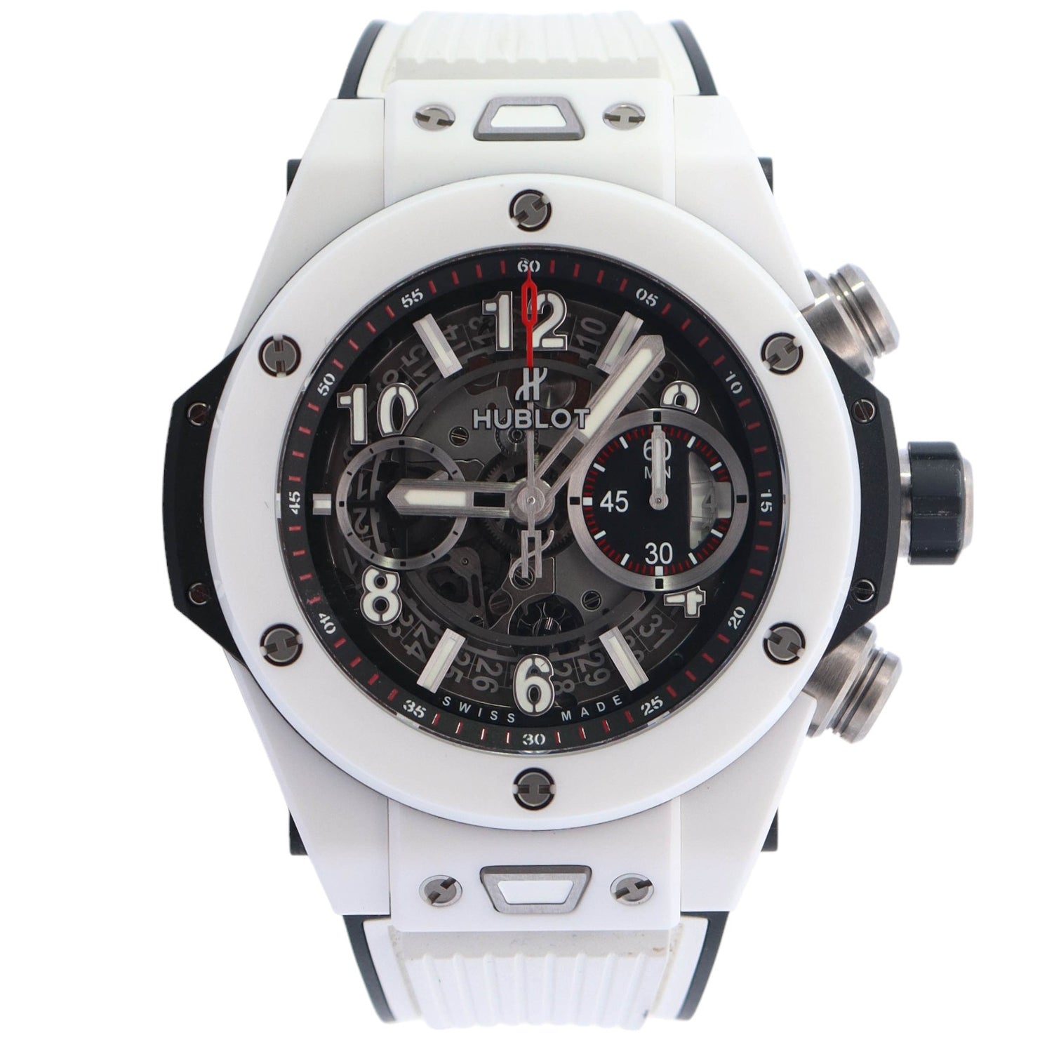 Hublot Big Bang 45mm Openwork Dial Watch Ref# 411.HX.1170.RX - Happy Jewelers Fine Jewelry Lifetime Warranty