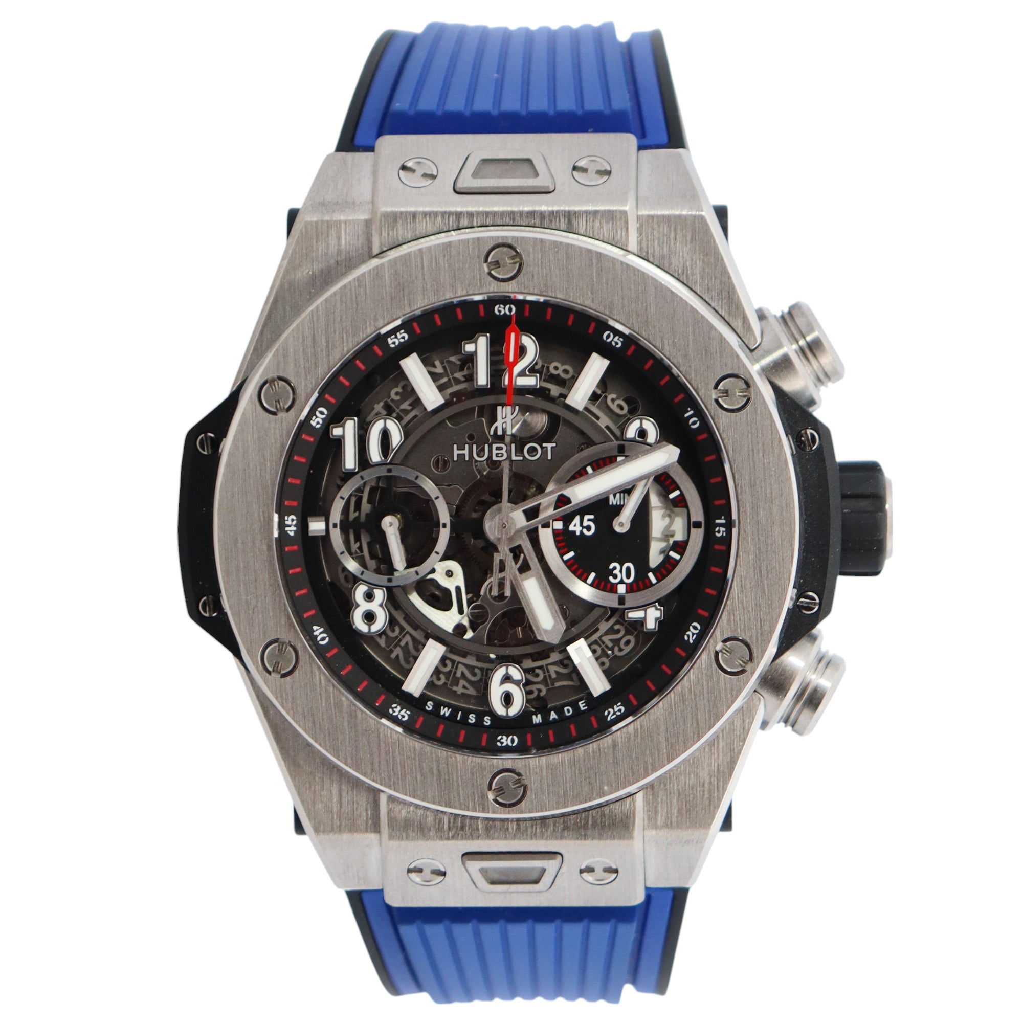 Hublot Big Bang 45mm Openwork Dial Watch Ref# 411.NX.1170.RX - Happy Jewelers Fine Jewelry Lifetime Warranty