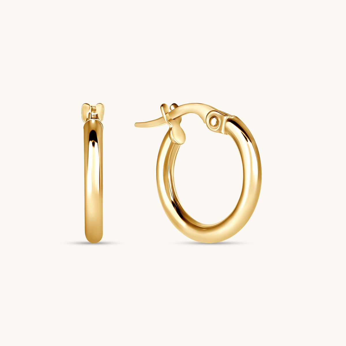 Polished Hoop Earrings
