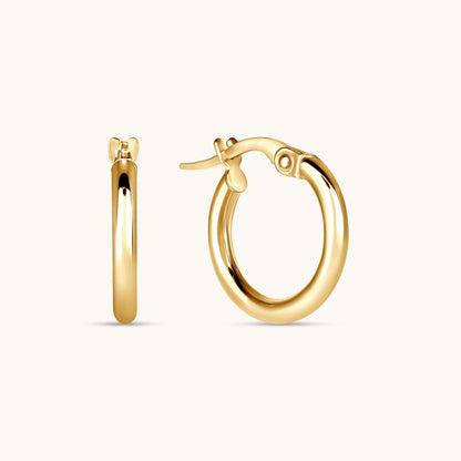 Polished Hoop Earrings