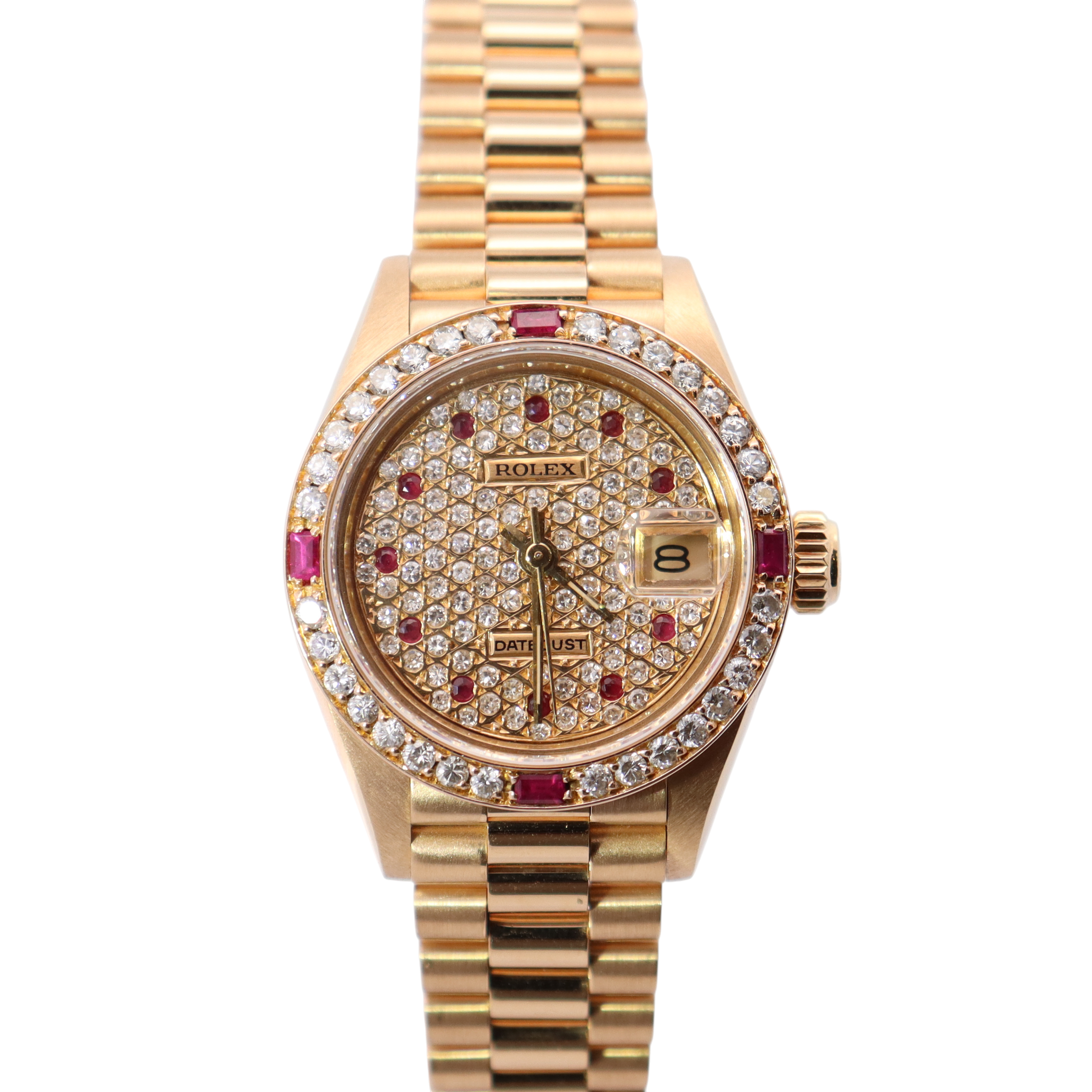 Rolex Datejust 26mm Diamond Dial Watch Ref# 69178 - Happy Jewelers Fine Jewelry Lifetime Warranty