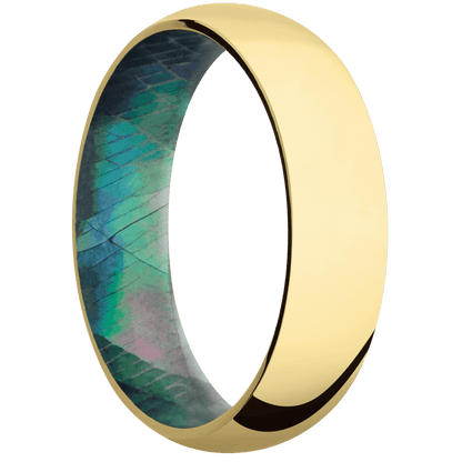14K Yellow Gold + Polish Finish + Black Mother of Pearl - Happy Jewelers Fine Jewelry Lifetime Warranty