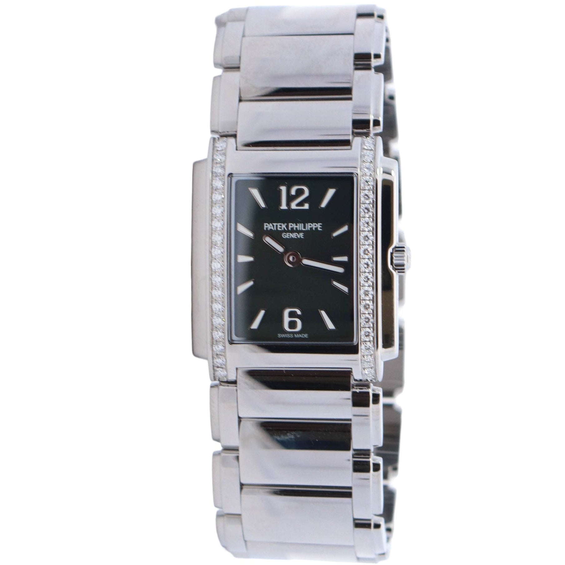 Patek Philippe Twenty-4 25mm Green Dial Watch Ref# 4910/1200A-011 - Happy Jewelers Fine Jewelry Lifetime Warranty