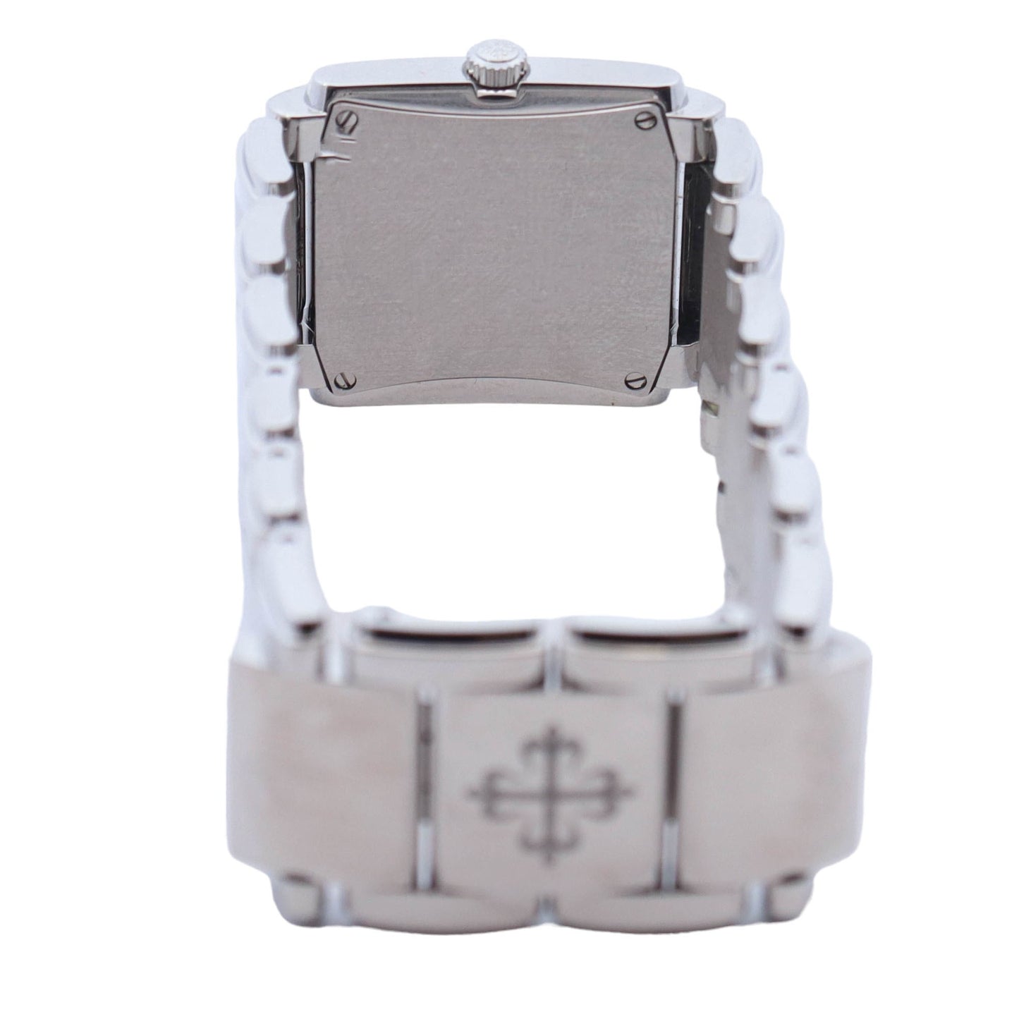 Patek Philippe Twenty~4 Stainless Steel 25mm Green Arabic & Stick Dial Watch Reference# 4910/1200A-011 - Happy Jewelers Fine Jewelry Lifetime Warranty