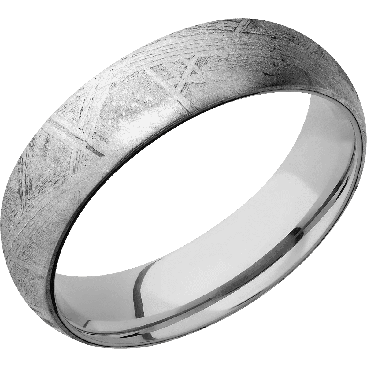 Meteorite + None Finish + Titanium - Happy Jewelers Fine Jewelry Lifetime Warranty