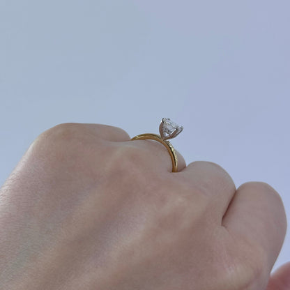 1.51 Carat Lab Cushion Engagement Ring with Hidden Halo - Happy Jewelers Fine Jewelry Lifetime Warranty