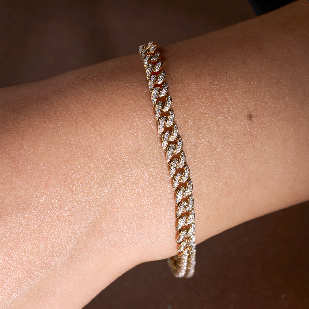 Mini Diamond Cuban Bracelet