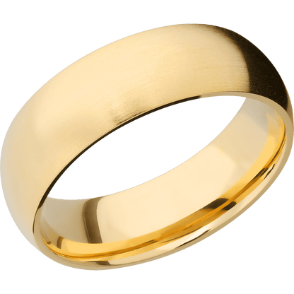 14K Yellow Gold + Satin Finish - Happy Jewelers Fine Jewelry Lifetime Warranty