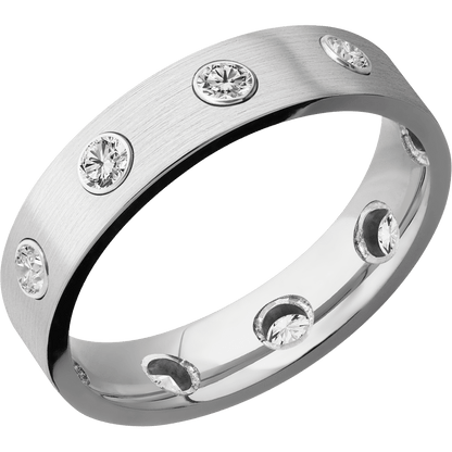 Platinum + Satin Finish - Happy Jewelers Fine Jewelry Lifetime Warranty