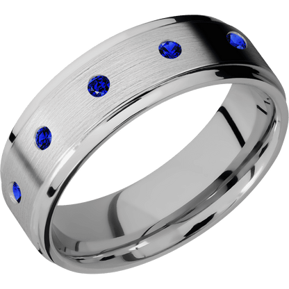 Titanium + Satin , Polish Finish - Happy Jewelers Fine Jewelry Lifetime Warranty