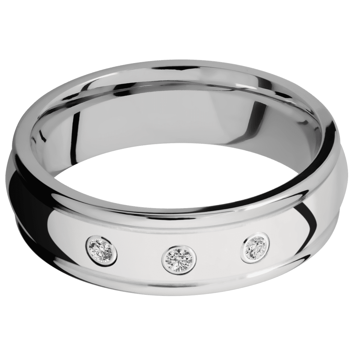 Titanium + Polish , Polish Finish - Happy Jewelers Fine Jewelry Lifetime Warranty