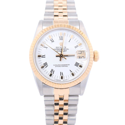 Rolex Datejust 31mm White Dial Watch Ref# 68273 - Happy Jewelers Fine Jewelry Lifetime Warranty
