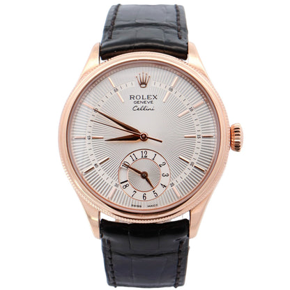 Rolex Cellini 39mm Silver Dial Watch Ref# 50525 - Happy Jewelers Fine Jewelry Lifetime Warranty